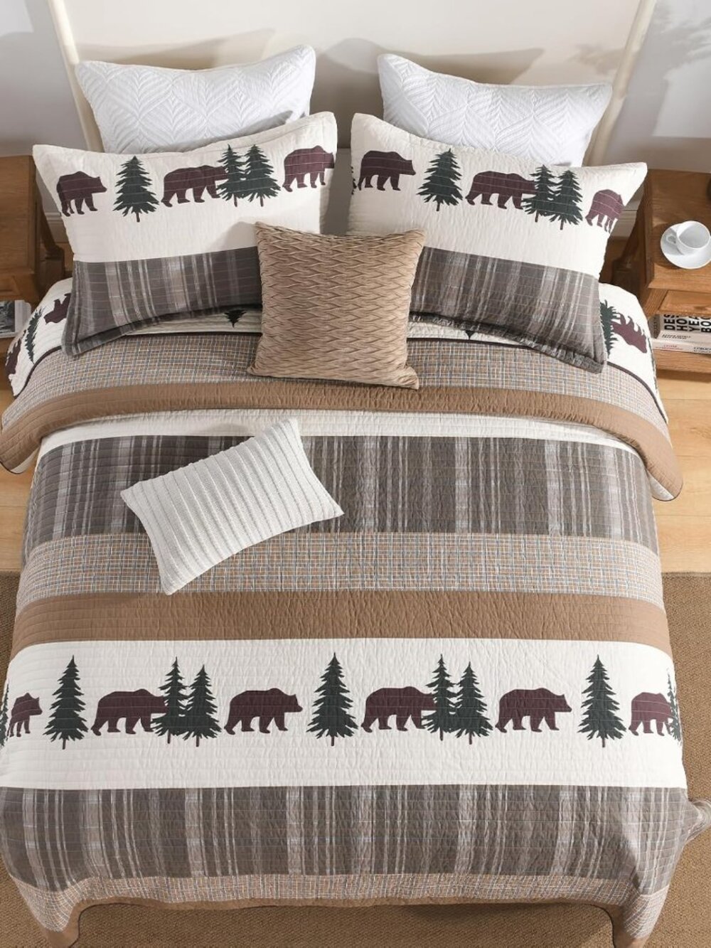 Quilt Queen Size, Queen Quilt Set, 100% Cotton Queen Quilt Bedding Set Bedspread